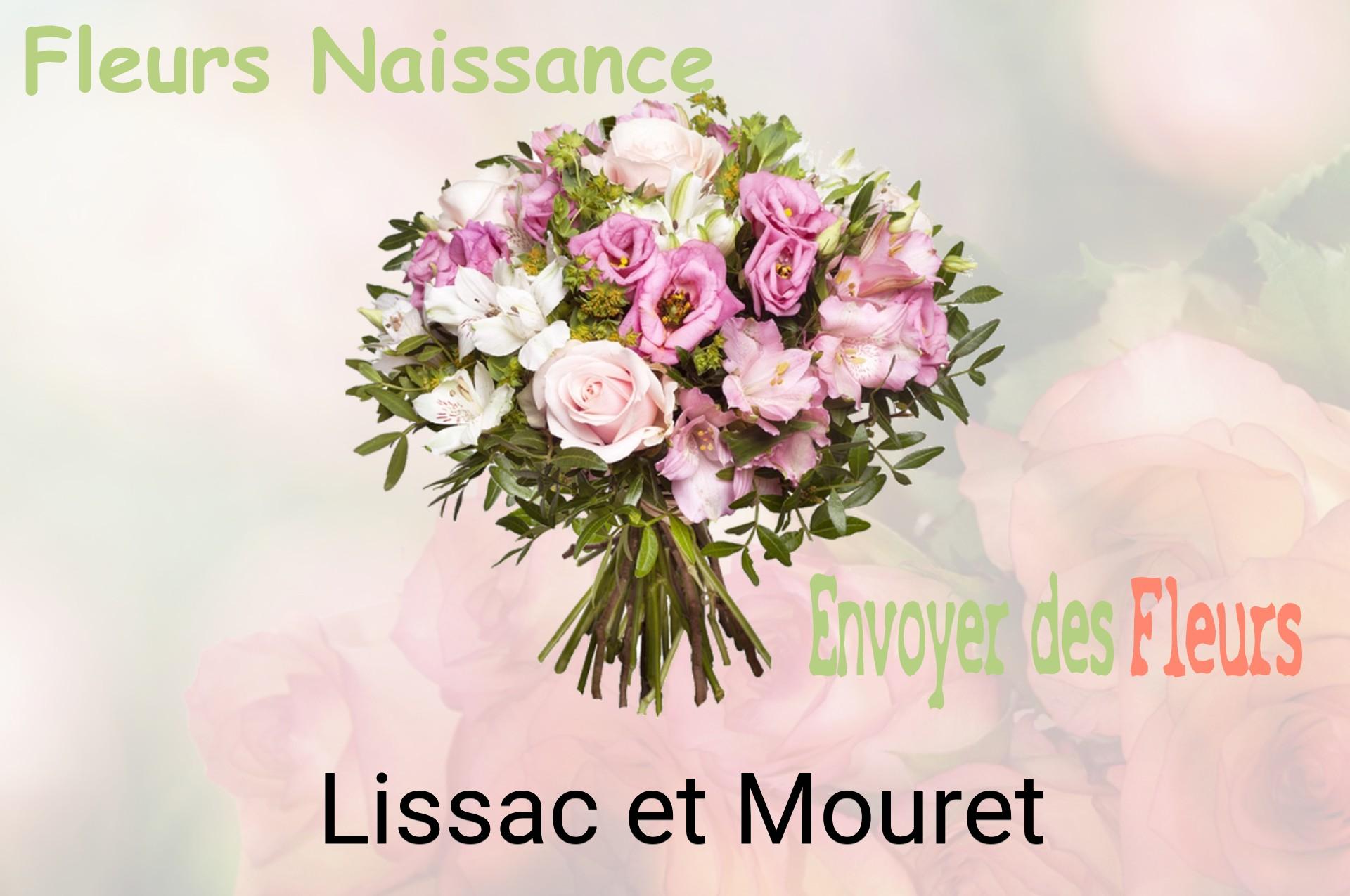 Bouquet de fleurs de naissance livré à Lissac-et-Mouret