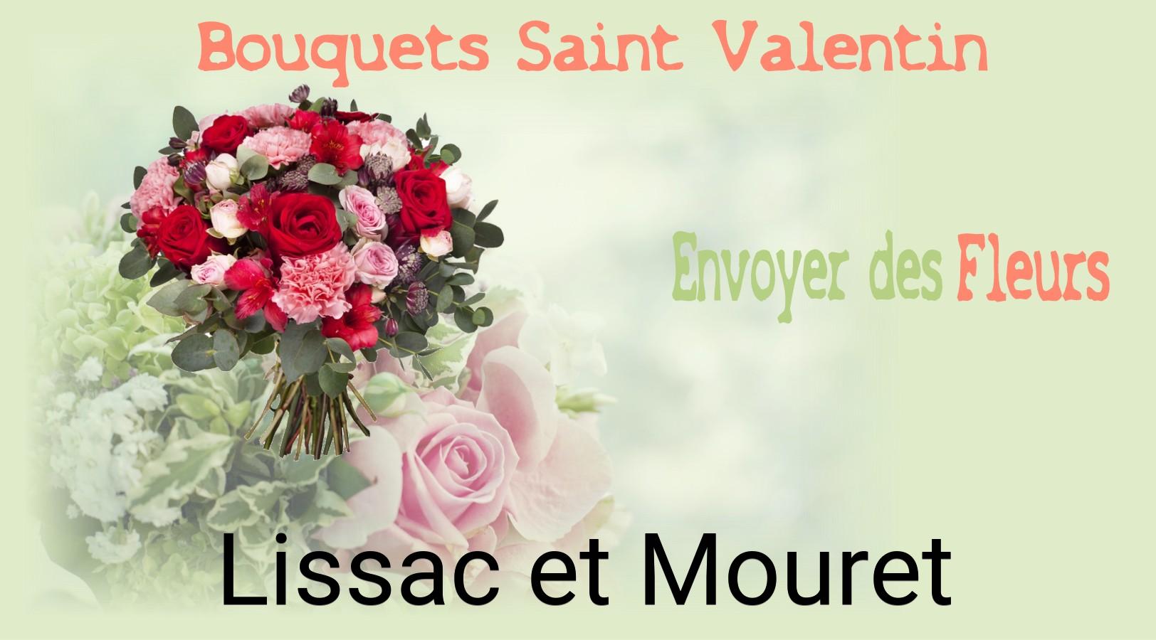 Roses de Saint-Valentin livrées à Lissac-et-Mouret